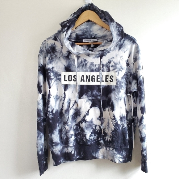 Young Fabulous & Broke Tie Dye LA Hoodie Sweatshirt & Jogger Set Size Medium - Picture 3 of 8
